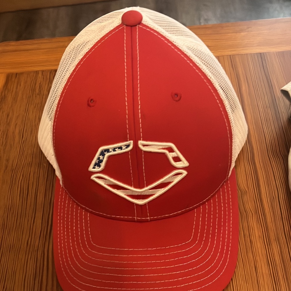 Evoshield Red, white, and blue hat
